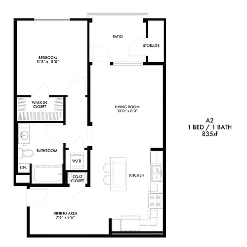 Floor plan Plan A2