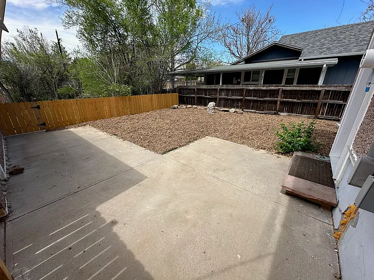 Fully Fenced Backyard and Patio