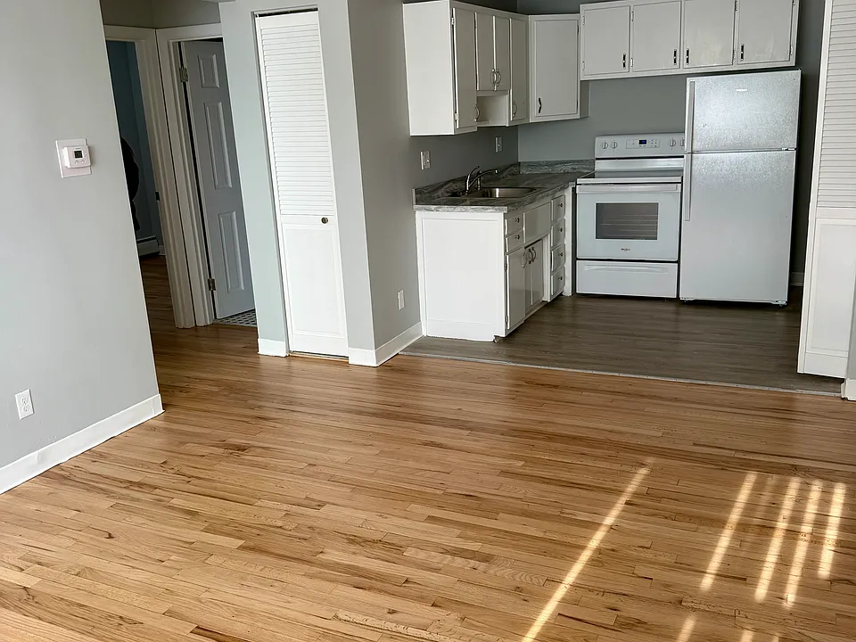 living room - kitchen