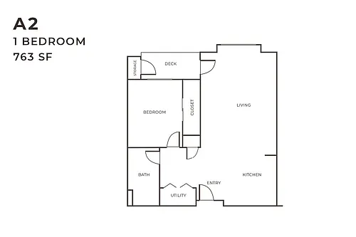 Floor plan 1X1 A2