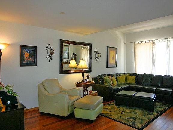Wood Floors in Living area