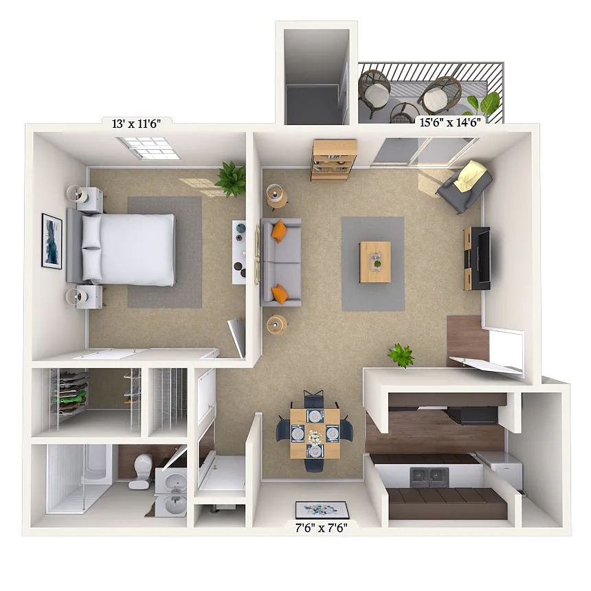 Floor plan The Hampton