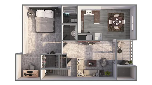 Floor plan The Charlestown 2nd Fl w/Den