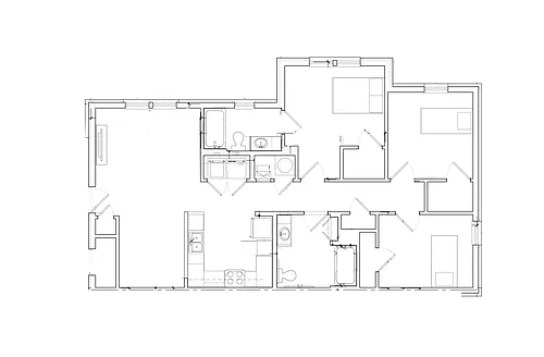 Floor plan 3 Bedroom