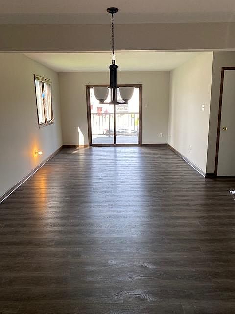 View of living room from the kitchen