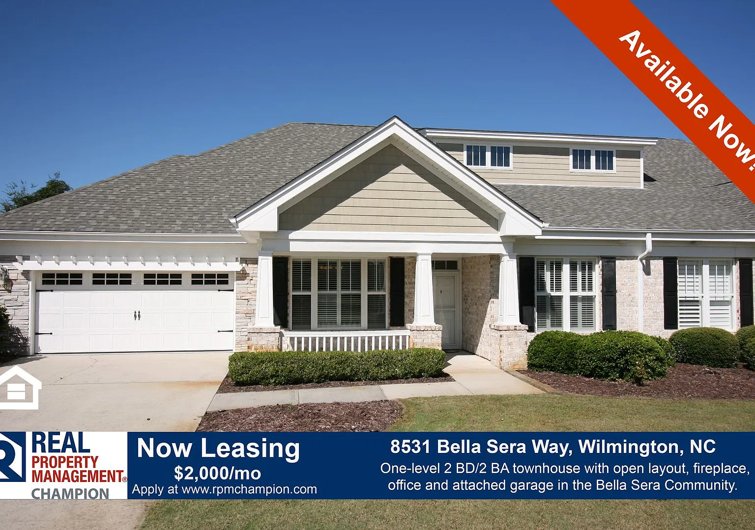 One-Level Living: 2BR + Office, 2-Car Garage, Community Pool — Photo 1