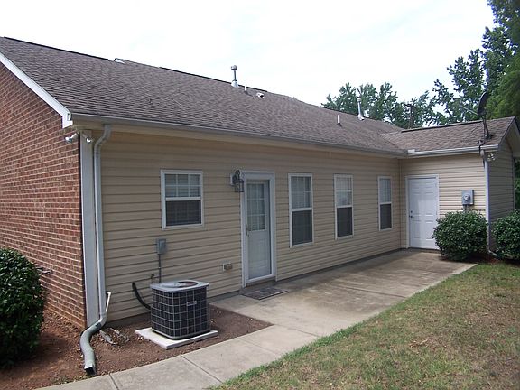 Back patio and storage