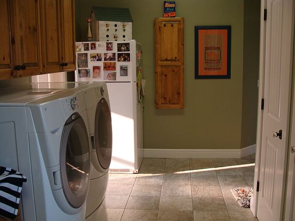 Laundry and mud room