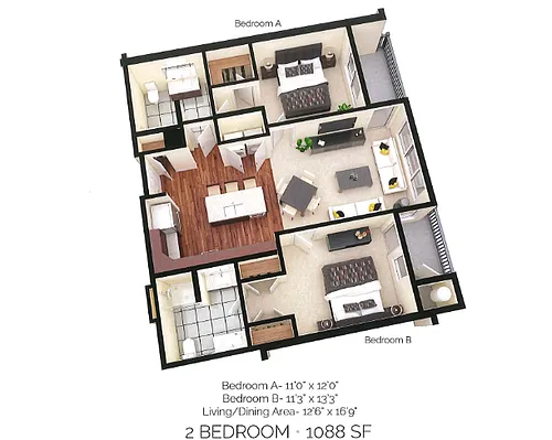 Floor plan Duquesne