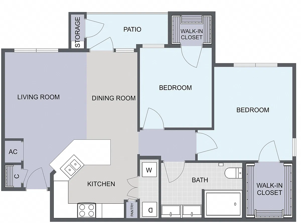 Floor plan B1