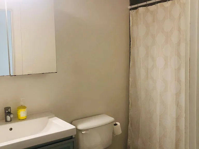 full bathroom with bath tub & shower