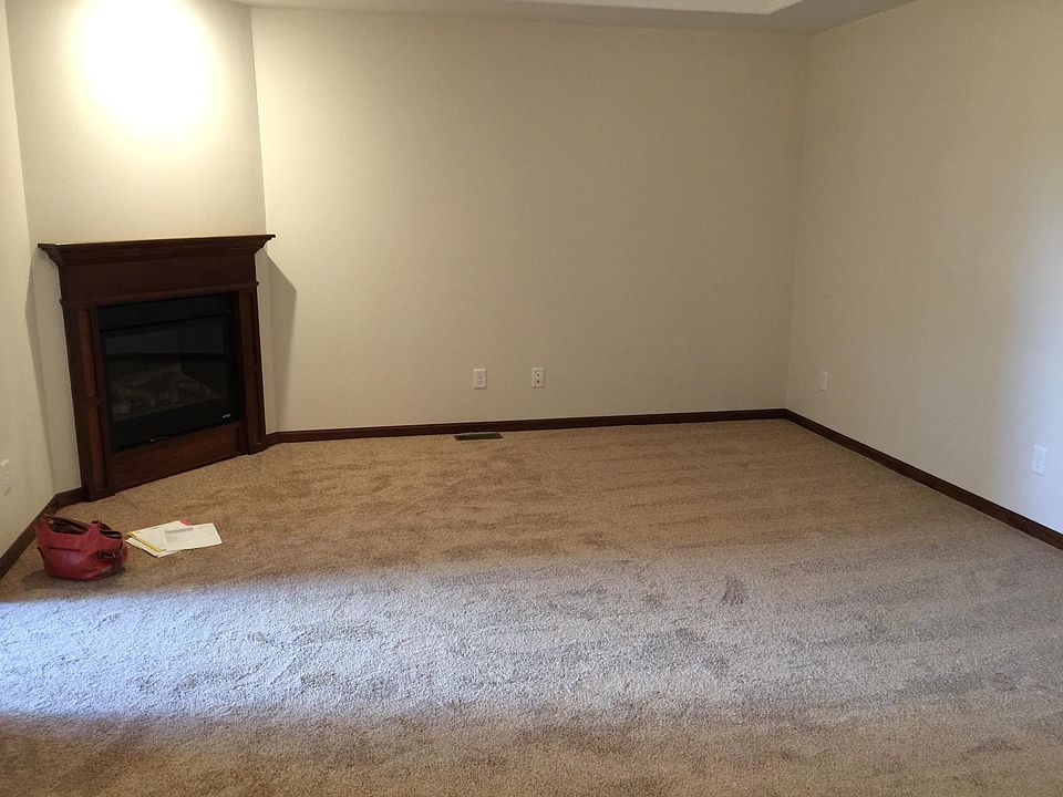 Upper living room with fireplace