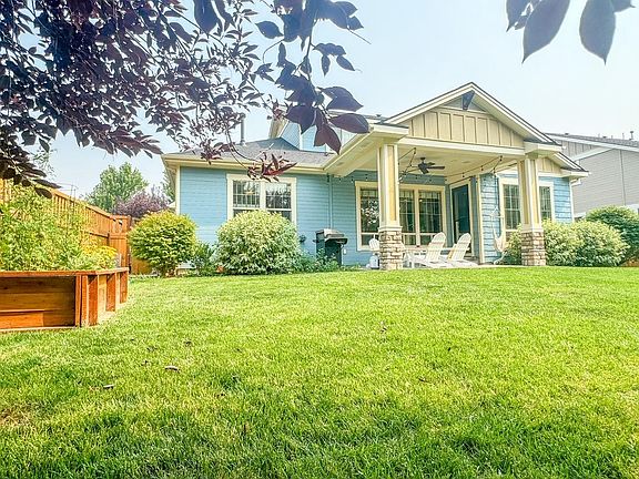 Back yard and covered patio