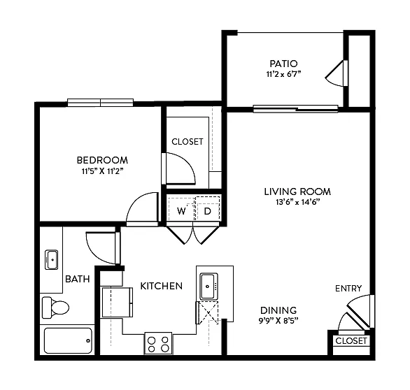 Floor plan Lake Creek