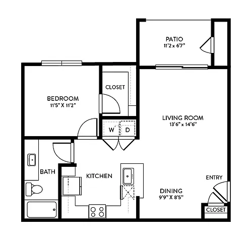 Floor plan Lake Creek