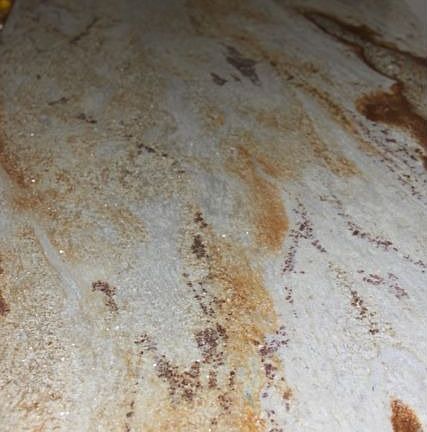 beautiful granite in kitchen