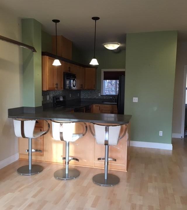Barstools and Kitchen