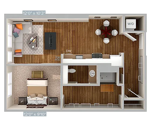 Floor plan A3V-703