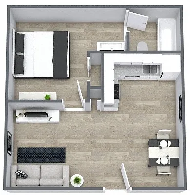 Floor plan The Boxcar