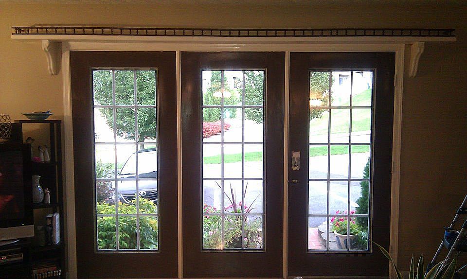 Living Room windows & door