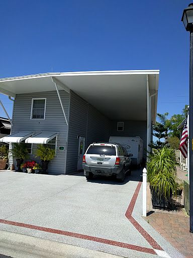 Huge covered RV parking