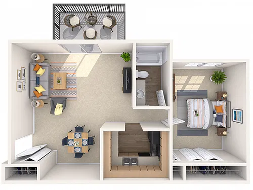 Floor plan The Cambridge