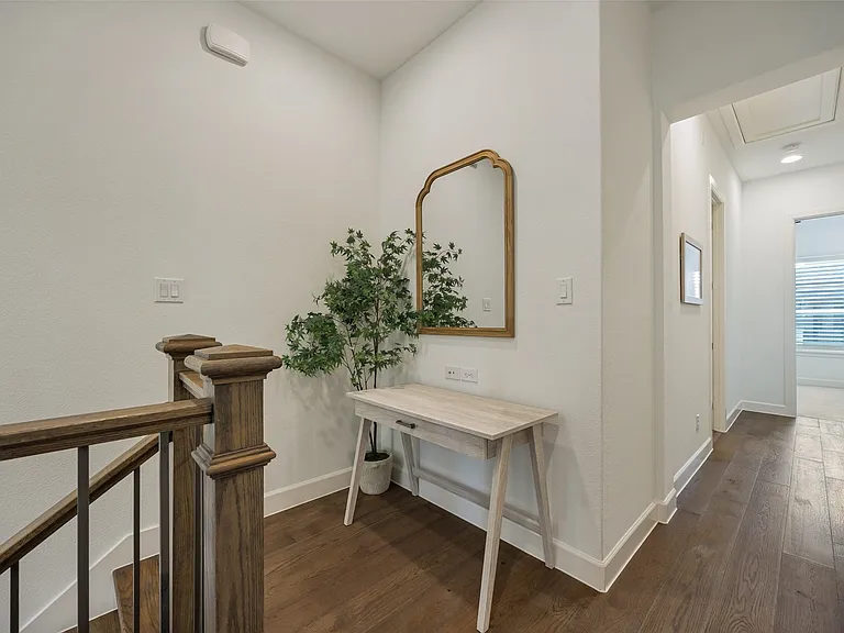 top of the stairs
