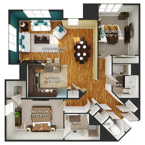 Floor plan Mercer- 88 Roosevelt