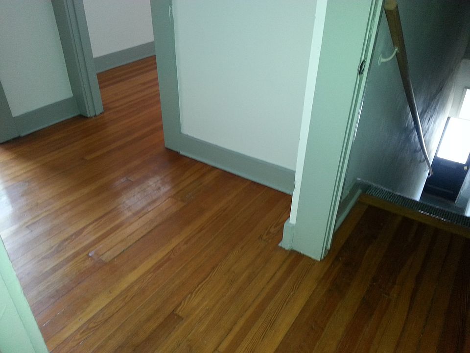 Entry at top of stairs