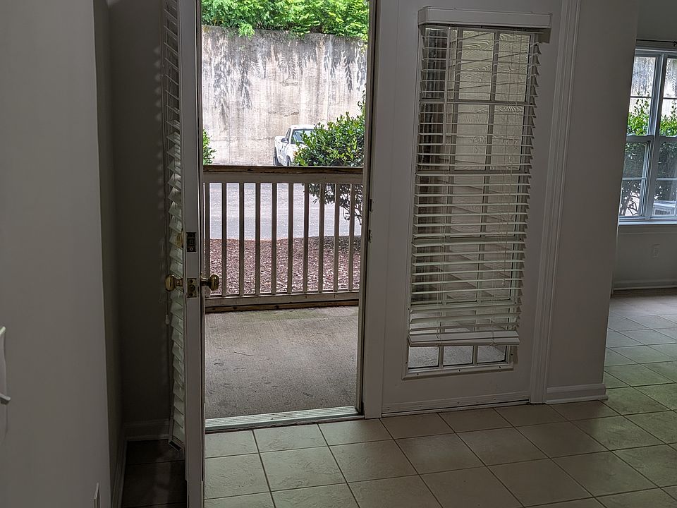 This screened in porch is coming off the main living room.