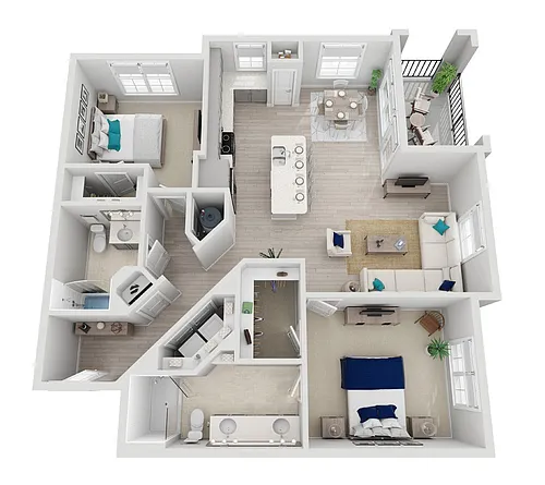 Floor plan B2