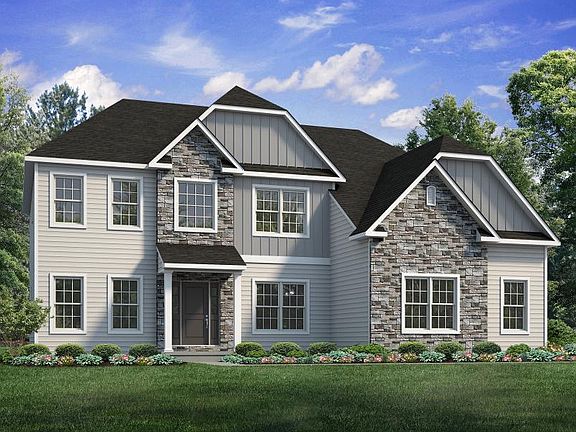 Traditional Elevation - Side Entry Garage