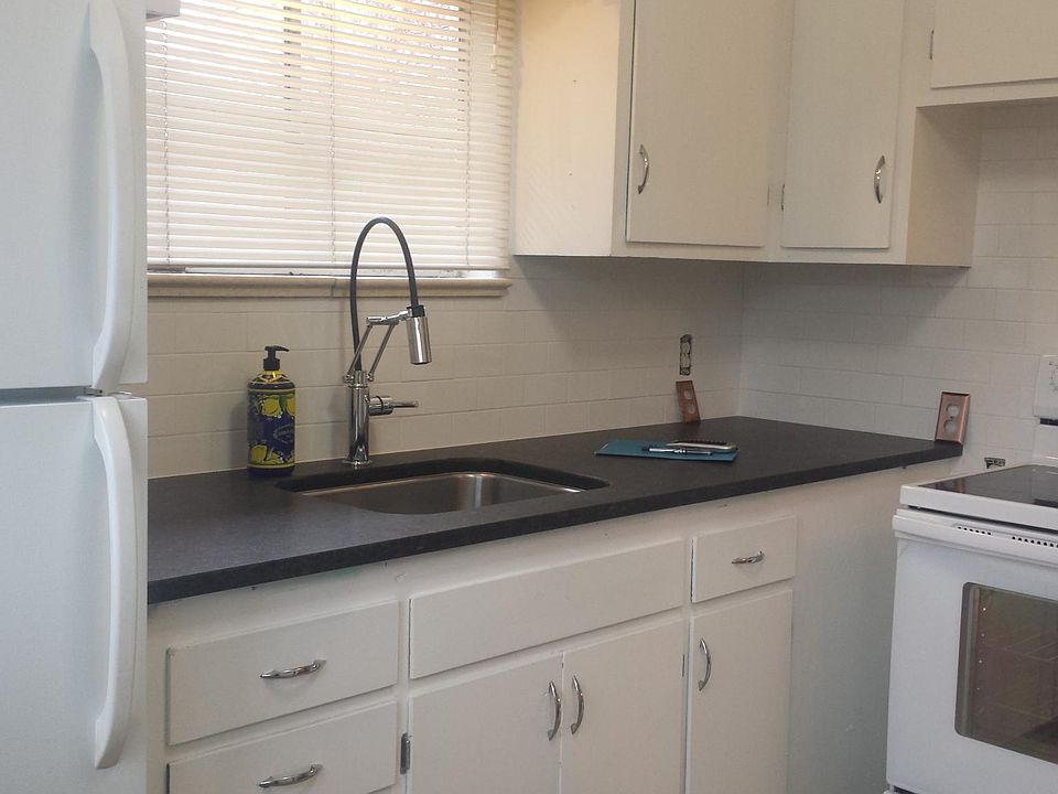 Granite countertops, new subway tile backsplash and updated