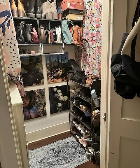 ONE OF THE LARGE CLOSETS