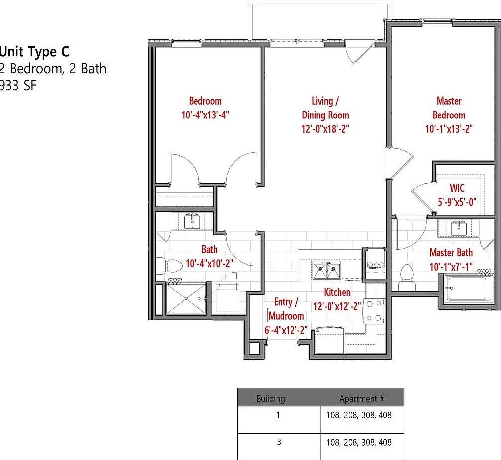 Village at Autumn Pond II: Newly Constructed 2 Bedroom/ 2 Bathroom with Balcony — Photo 3
