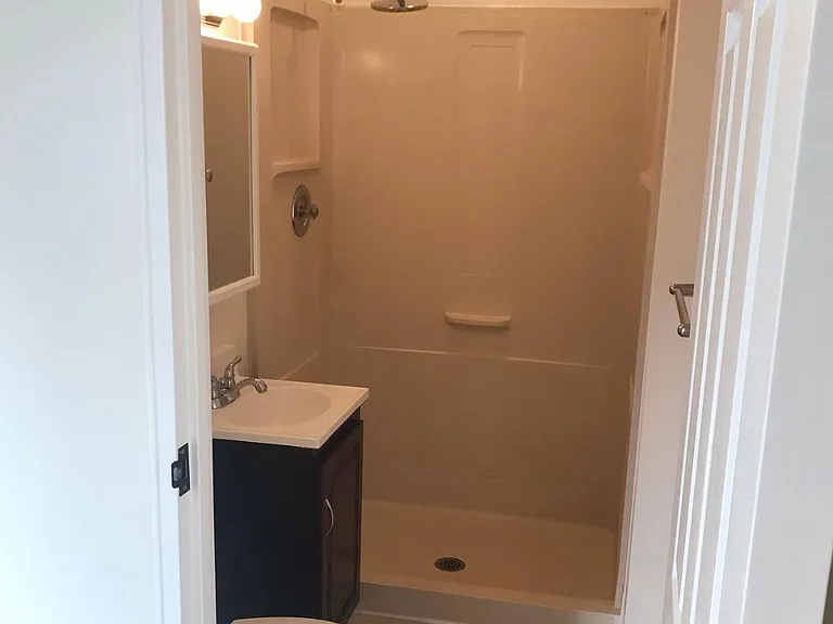 Updated master suite bathroom.