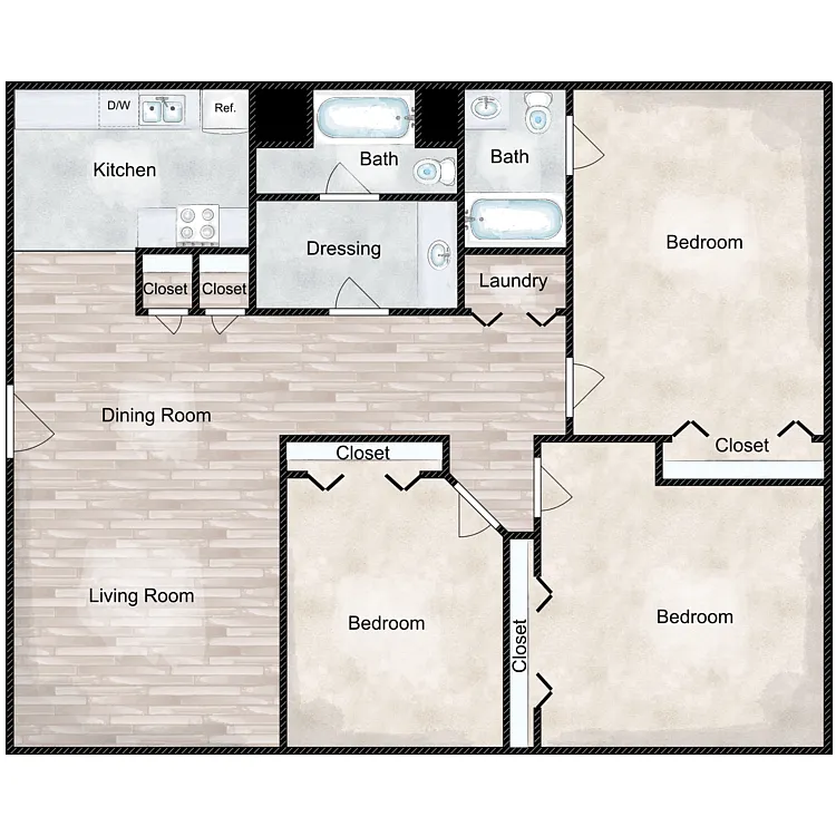 Floor plan The Falcon