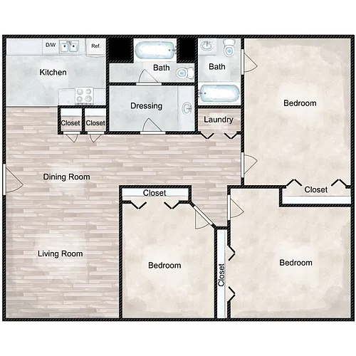 Floor plan The Falcon