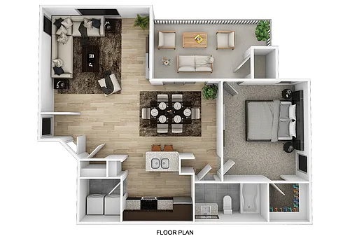 Floor plan 1X1