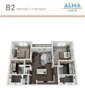 Floor plan B2