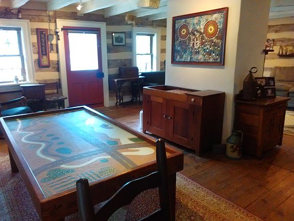 Historic Living Room, back of fireplace