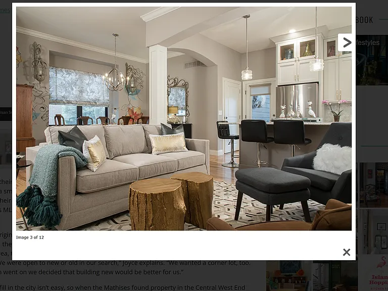 As featured in St Louis Homes + Lifestyles