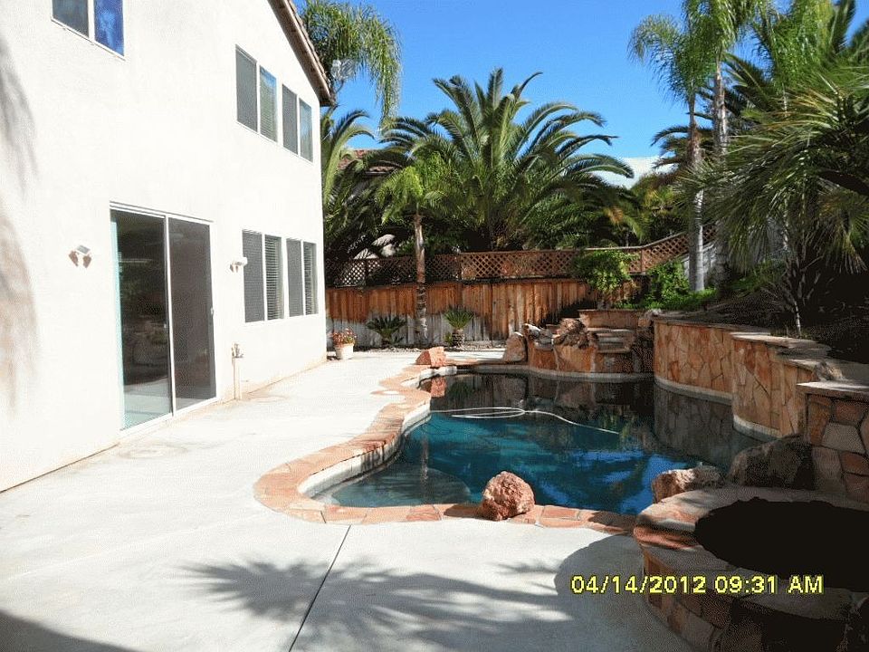 Backyard with pool