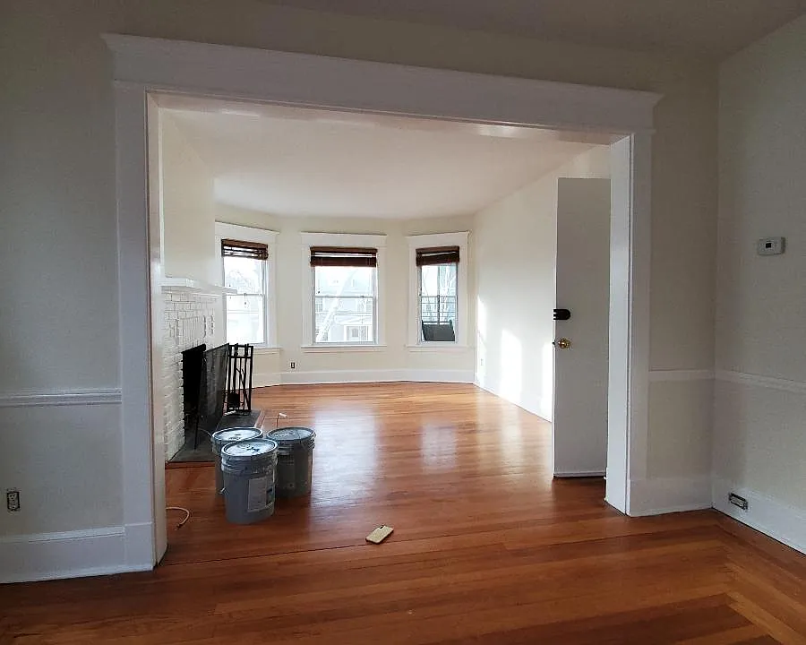 Formal Dining Room & Living Room with Fireplace
