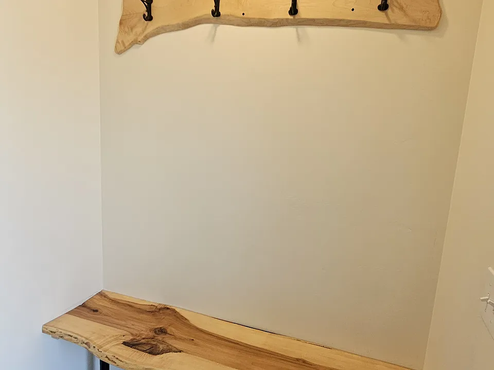 Raw Maple repurposed from Maple trees that stood on the property