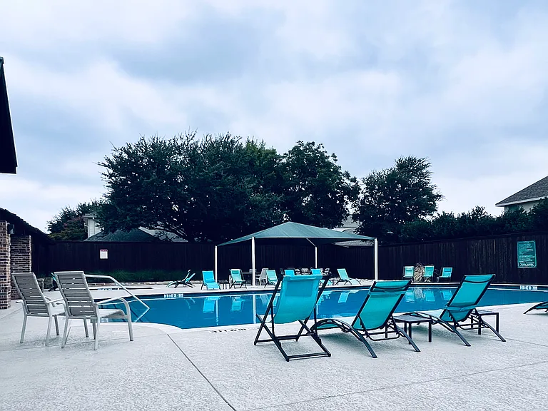 community pool is located nearby this rental home.