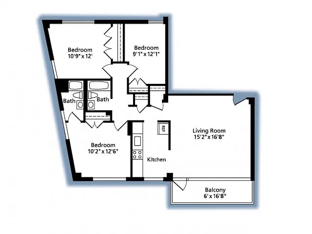 Floor plan The Beacon
