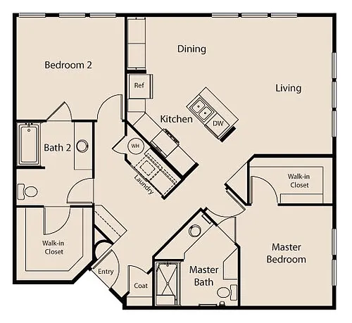 Floor plan 2C