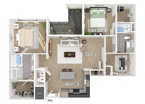 Floor plan B5D