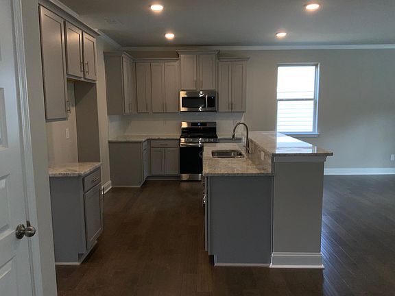 Kitchen with open floor plan